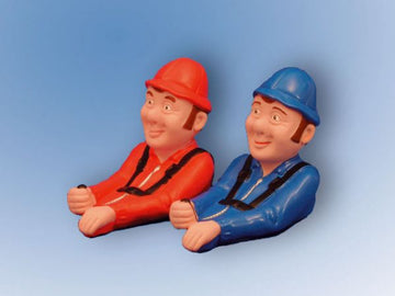 Pilotenfigur Charly, rot, L: 140mm, B: 80mm, H:112mm, 85gr., Pichler # X3249-R