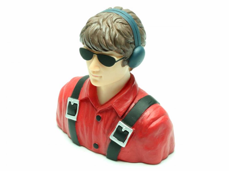Pilotenpuppe BERND, M1:6, 85 x 42 x 90mm, 35g, Pichler / Extron # X3256