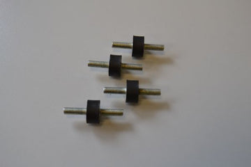 Rubber buffer 15x8mm M5, 4 pieces, # X3311-1585