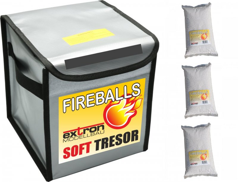 FIREBALLS Soft Safe including 3 x 1 Liter FIREBALLS, Pichler # X3363