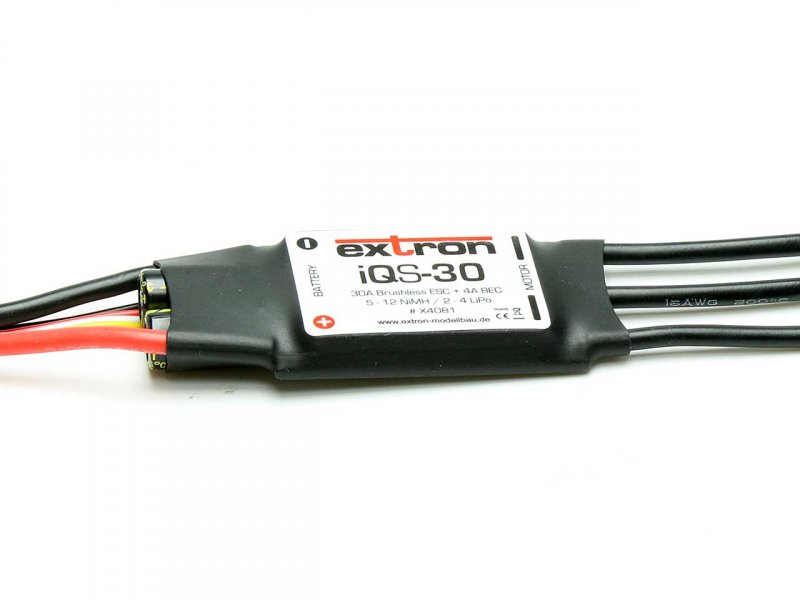 Brushless Regler iQS 30, 30/40A, 2-4 LiXX, BEC 5/6V, 4A, Pichler # X4081