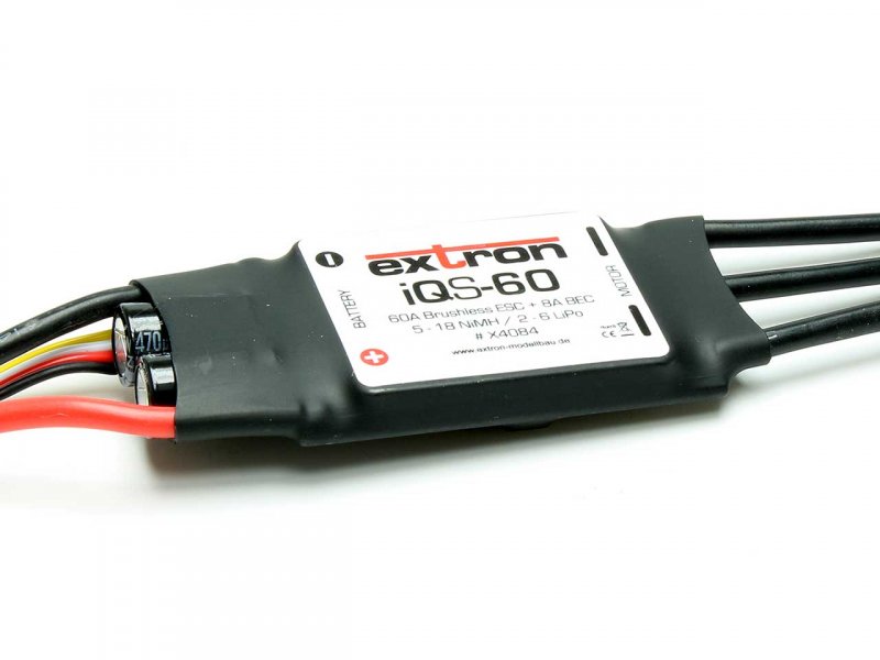 Brushless Regler iQS 60, 60/80A, 2-6 LiXX, BEC 5/6V, 8A, Pichler # X4084