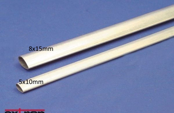 Tropfenprofilrohr 5x10x1000mm aus Aluminium