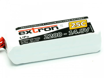 Lipoly-Akku Extron X2, 4S/2200mAh, 25/50C, 106x35x33mm, 220g