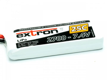 Lipoly-Akku Extron X2, 2S/2700mAh, 25/50C, 107x33x18mm, 130g