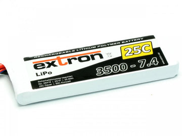 Lipoly-Akku Extron X2, 2S/3500mAh, 25/50C, 137x43x14mm, 180g