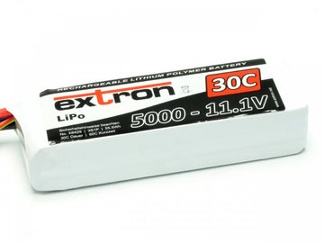 Extron X2 Lipo Battery, 3S/5000mAh, 30/60C, 138x45x31mm, 355g