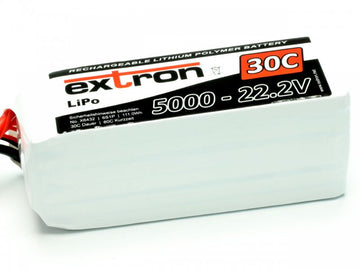 Lipoly-Akku Extron X2, 6S/5000mAh, 30/60C, 138x45x59mm, 665g