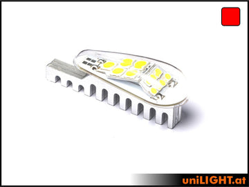 uniLIGHT 20mm Blitzlicht, 40Wx2, KURZE Bauform, für 2S