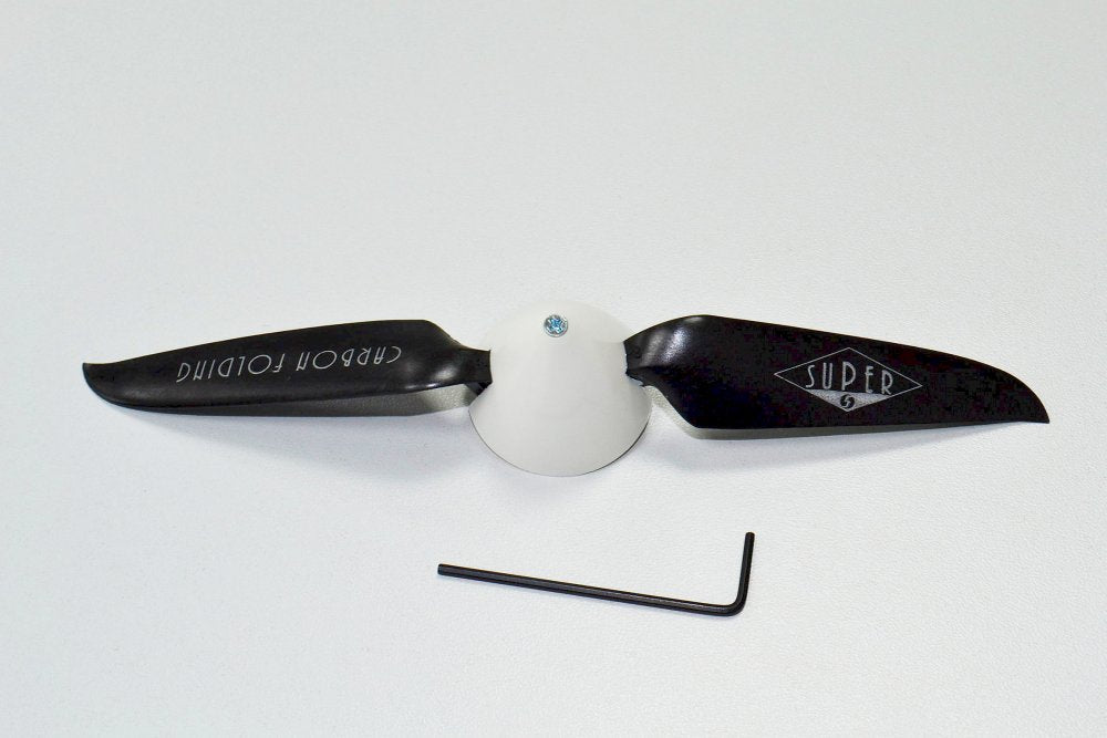 Performance folding propeller 5x3 COUNTER-CLOCKWISE, with 25mm spinner for 2mm shaft