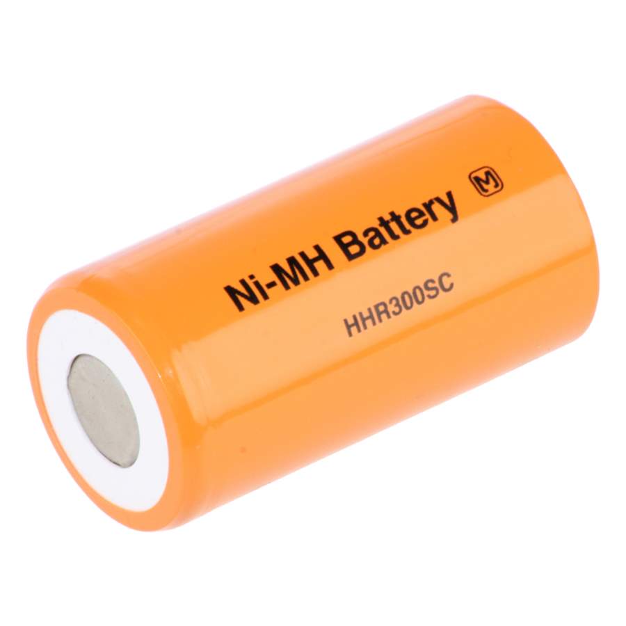 Panasonic Battery BK-300SCPA27 Sub-C, High-Current, Flat Top, # 104927