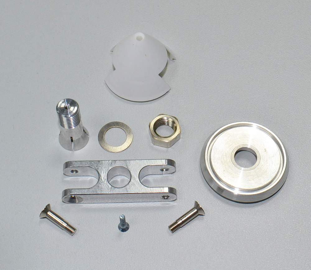 Präzisionsspinner 34mm für Klapp-Luftschrauben, mit Spannkonus 4.0mm