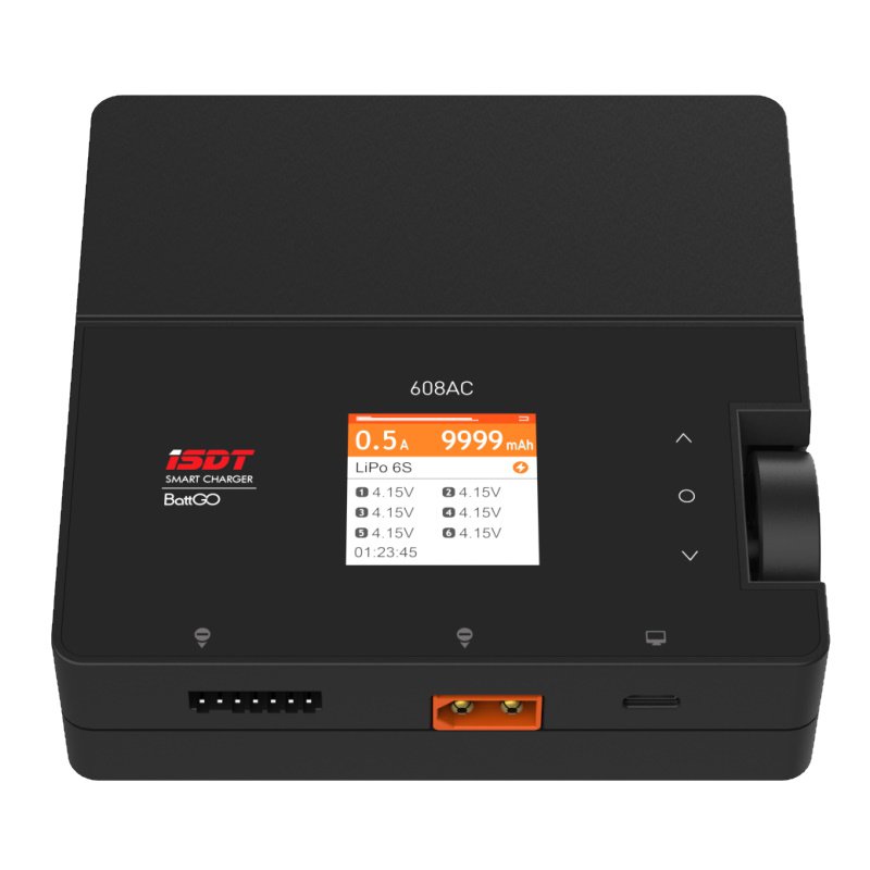 iSDT SMART CHARGER 608AC, 200/50W, 8A, bis 6S Lipo