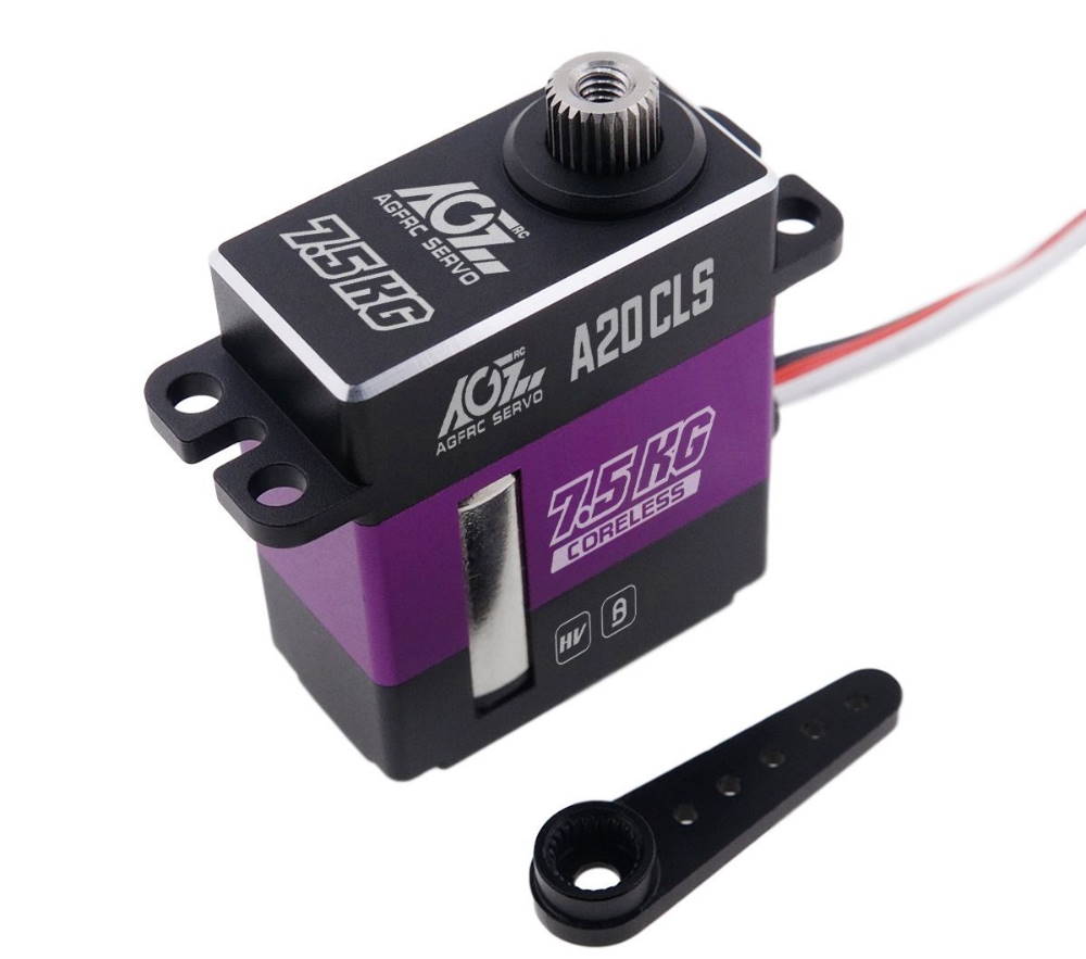 AGF-RC, A20CLS, 12mm Alu HV Digital-Servo, 23x12x27.5mm, 20g, 75Ncm@8.4V