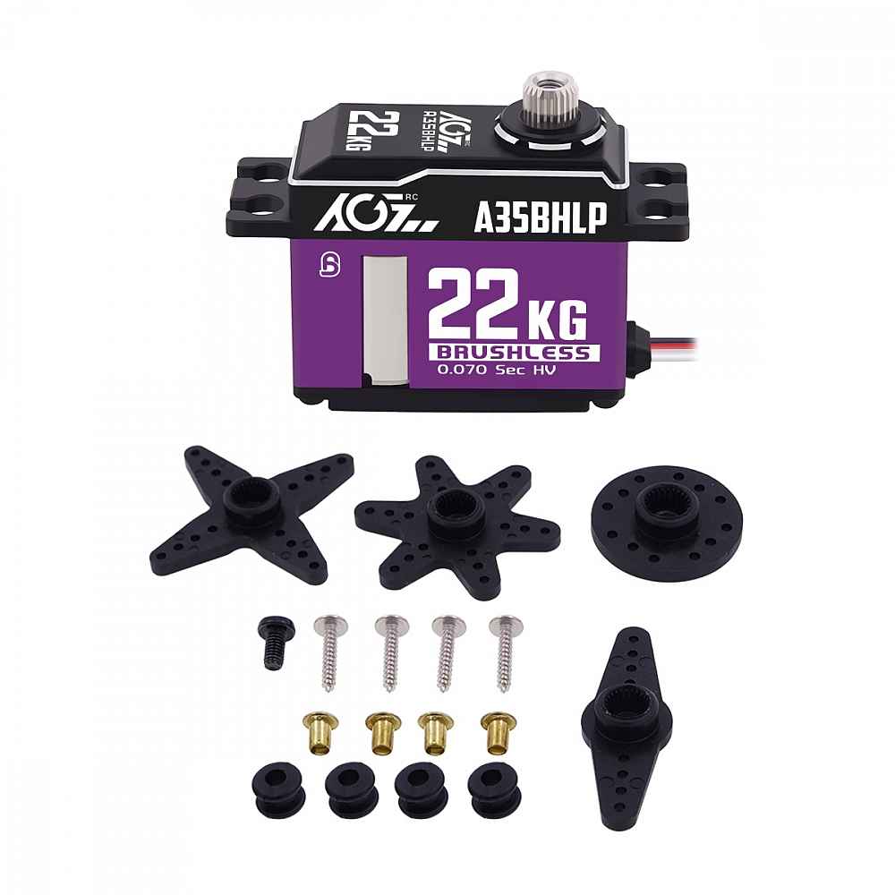 AGF-RC, A35BHLP, 15mm Alu HV Digital-Servo, 35.5x15x29.2mm, 45g, 220Ncm@8.4V