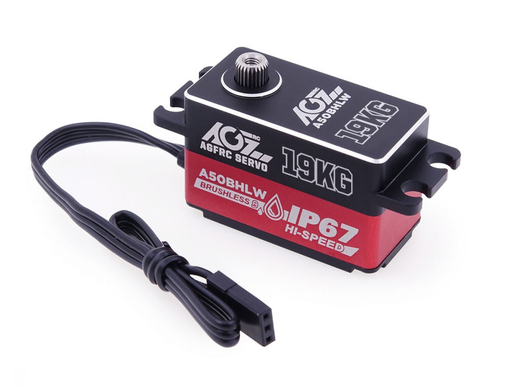 AGF-RC, A50BHLW Low Profile Servo, 40.8x20.2x26.5mm, 50g, 190Nm/0.073@8.4V