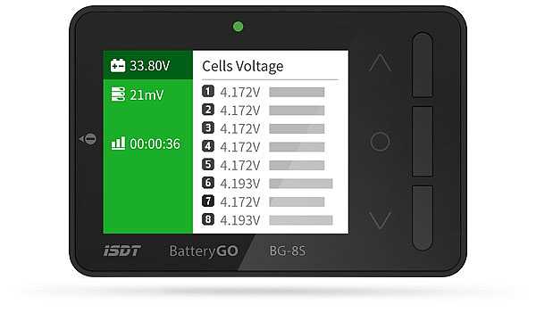ISDT BG-8S, Battery Checker