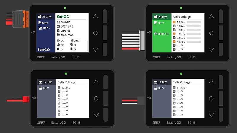 ISDT BG-8S, Battery Checker