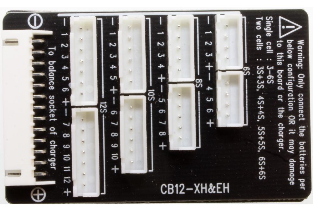Adapter board CB12-XH for Junsi X12 and batteries with XH connector