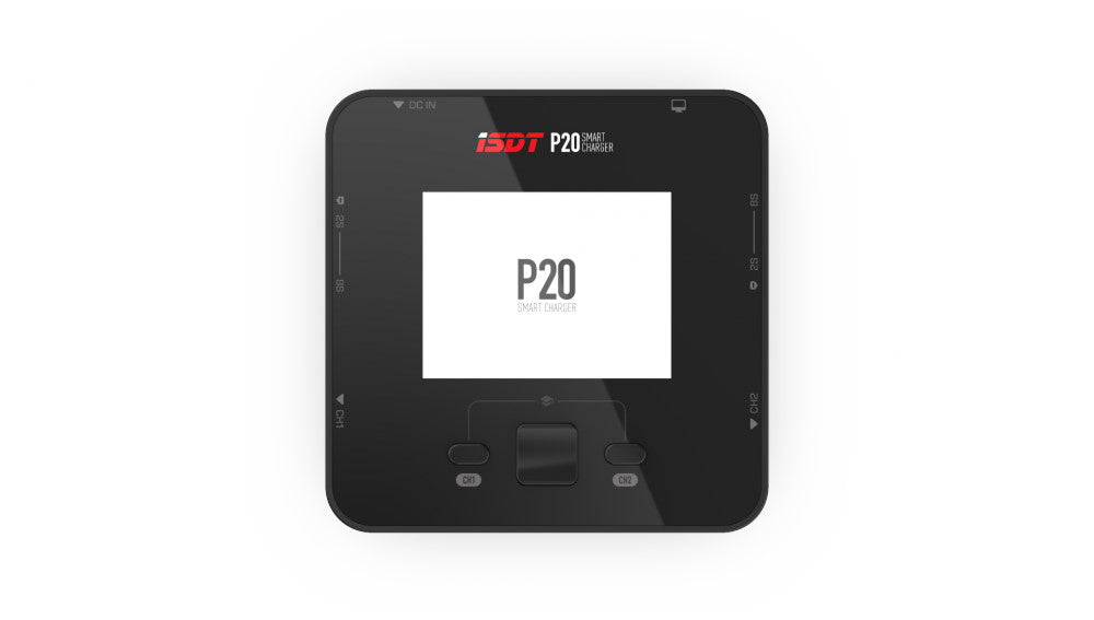 iSDT SMART P20 Duo Lader, BATTGO, 2x 500W, 20A, 8S Lipo, 10-30V DC