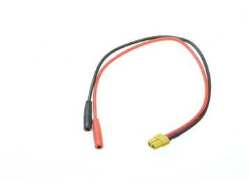 ISDT Adapterkabel XT60 Buchse auf 4mm Bananenbuchse, für 4mm Ladekabel