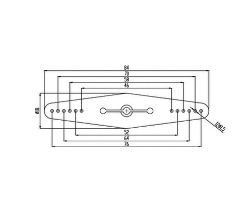 Servohebel ALU doppelseitig zu Savox Servos mit Std. Abtrieb und Metallgetriebe