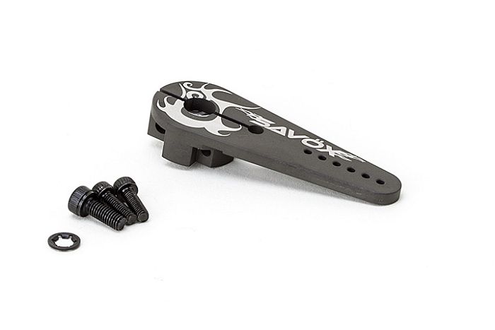 Servohebel ALU einseitig für Savox Servos mit Std. Abtrieb und Metallgetriebe