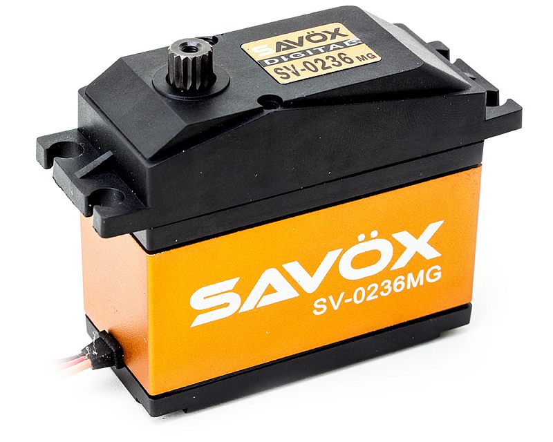 Servo Savox SV-0236MG Digital, Großmodellservo, 65.8x30x57.4mm, 400Ncm, 200g