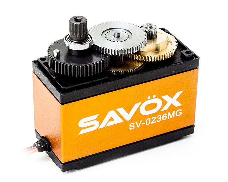 Servo Savox SV-0236MG Digital, Großmodellservo, 65.8x30x57.4mm, 400Ncm, 200g