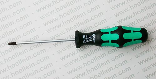 Wera Hex-Plus, 2.5mm Hexagon Power Screwdriver for Hexagon Socket Screws