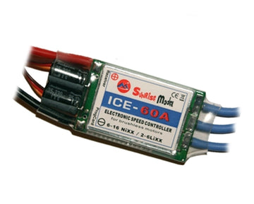 Brushless-Regler SunriseModel ICE 60A, mit 5,5V BEC Spannung
