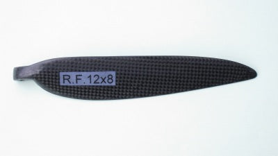 CFK Klappluftschraube RFM 12x8, 8mm Hals, Freudenthaler Modellbau