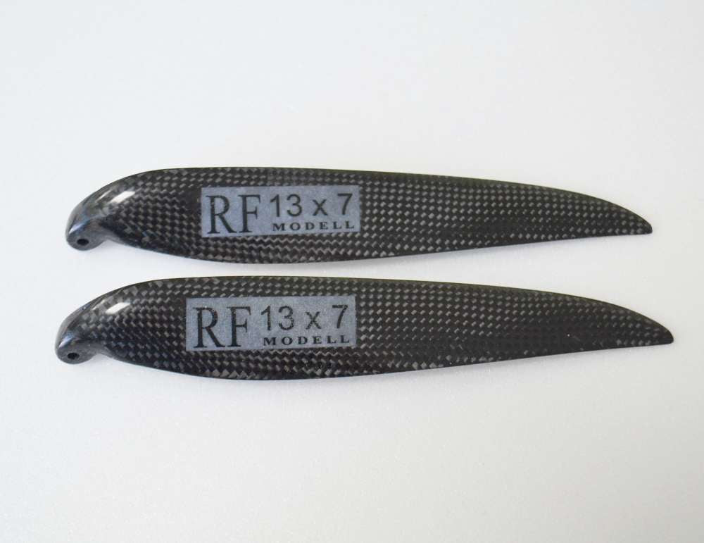 CFK Klappluftschraube RFM 13,0x7,0, 8mm Hals, Freudenthaler Modellbau