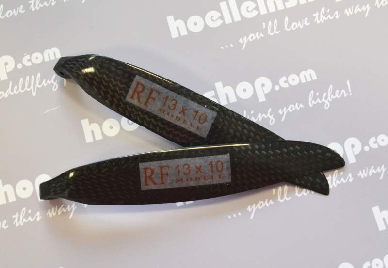 CFK Klappluftschraube RFM 13,0x10,0 , 8mm Hals, Freudenthaler Modellbau