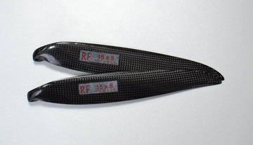 CFK Klappluftschraube RFM 15.0x8.0, 8mm Hals, Freudenthaler Modellbau