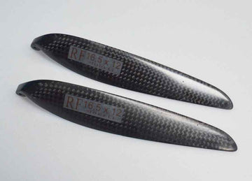 CFK Klappluftschraube RFM 16,5x12, 8mm Hals, Freudenthaler Modellbau