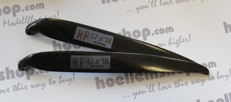 Carbon folding propeller RFM 17x18 reinforced gold (only with RFM special spinner 5°/7°)