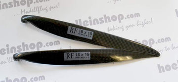 CFK Klappluftschraube RFM 18x19 schmal (nur mit RFM-Spezialspinner 5°/7°)
