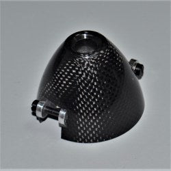 Carbon fiber spinner 50/6mm with offset and cooling hole