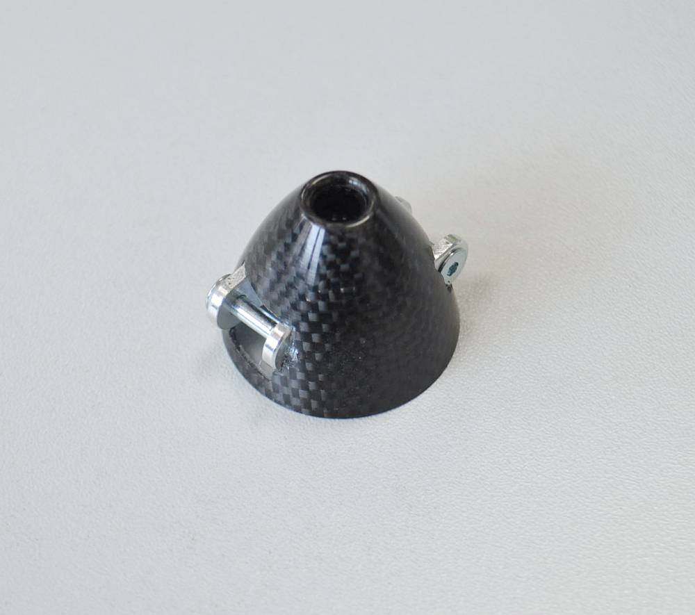 CFK F5J-Spinner 30/6mm mit Versatz und Kühlbohrung