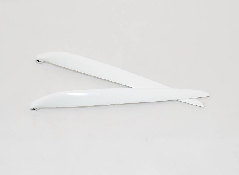 CFK Folding Propeller RFM 16x8.5 narrow, WHITE PAINTED, 8mm yoke, Freudenthaler