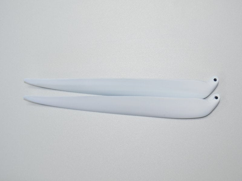 Carbon fiber folding propeller RFM 16.0x10.0, WHITE PAINTED, 8mm neck, Freudenthaler
