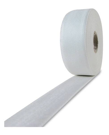 Glasgewebeband 130g/m² (Silan), 25mm breit, 10m, Leinwand, R&G # 200115-1