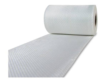 Glasgewebeband 225g/m² (Silan), 80mm breit, 10m, Leinwand, R&G # 200140-1