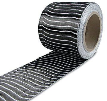 Kohlefaserband 250g/m² (unidirektional), 5000x75mm, Leinwand, R&G # 200160-4