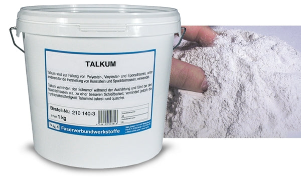 Talkumpulver (Magnesiumsilikat), weiß, 820gr., ca. 1000ml, R&G # 210140-2