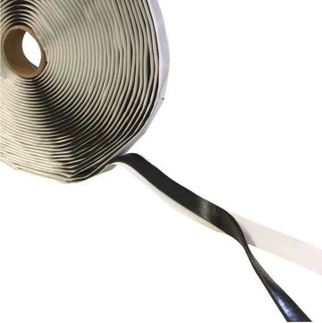 Vakuum-Dichtband SCHWARZ, 2,5 x 12 mm x 15 m (bis 140 °C) , R&G # 390174-1