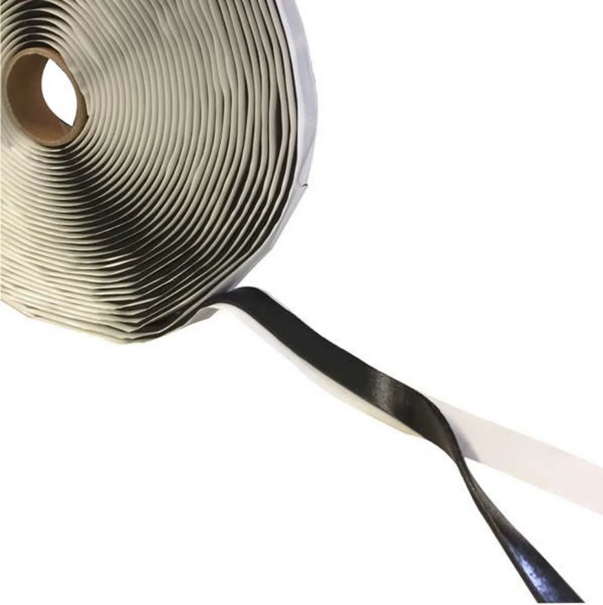Vakuum-Dichtband SCHWARZ, 2,5 x 12 mm x 15 m (bis 140 °C) , R&G # 390174-1