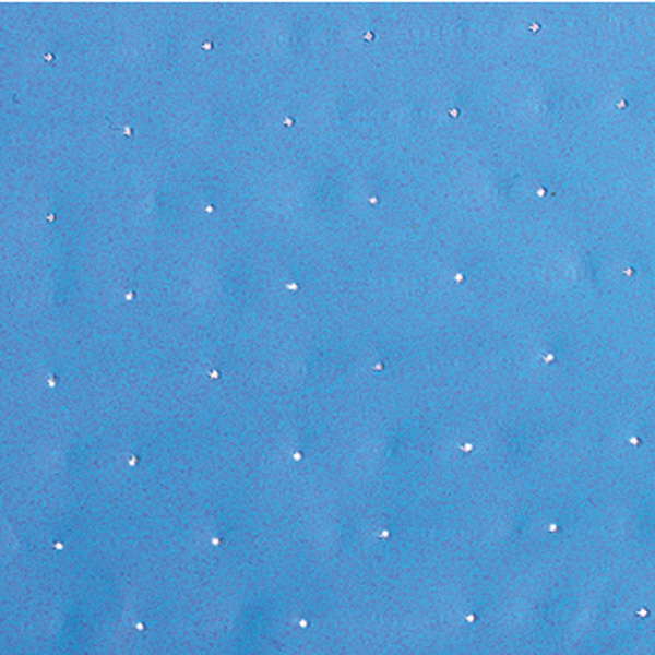 Vacuum film BLUE perforated (P1) (25 my, 125 °C, 300 %) 145 cm, roll with 5m