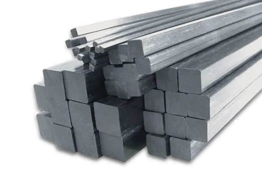 Kohlefaser-Quadratstab, 4 x 4 x 1000 mm, pultrudiert, R&G # 7104041